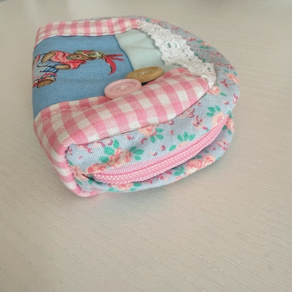 Handmade Patchwork Pouch - Picture 3 of 6